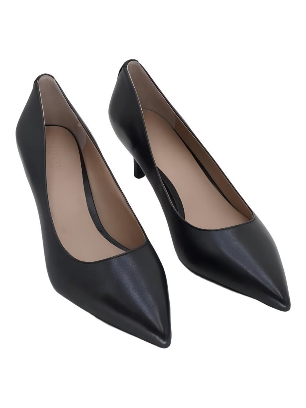 Lauren Ralph Lauren Adrienne Pointed Toe Kitten Heel Pump Black Sz 9.5M EU 41